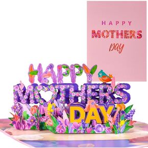 منبثق من بطاقة يوم ابنة Happy Mothers من Son with Envelope - PORT FORMER