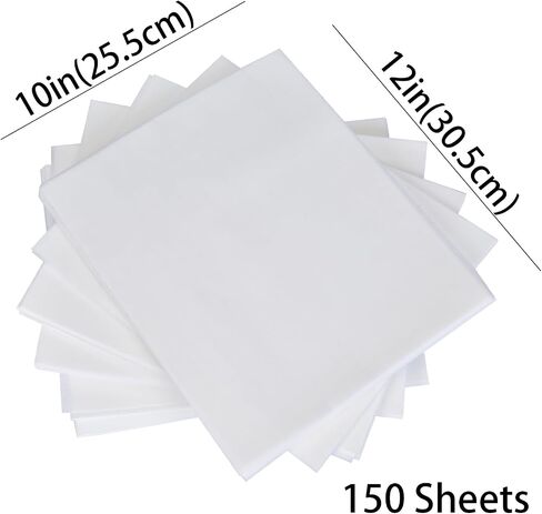 YIFHXY 8"x8" 150 Sheets Cut Away Fabric Stabilizer for Embroidery, Cut Away Embroidery Non-Woven Textile Fabrics - 2.5 oz Cutaway Embroidery Stabilizers - for Machine Embroidery and Hand Sewing in Saudi Arabia
