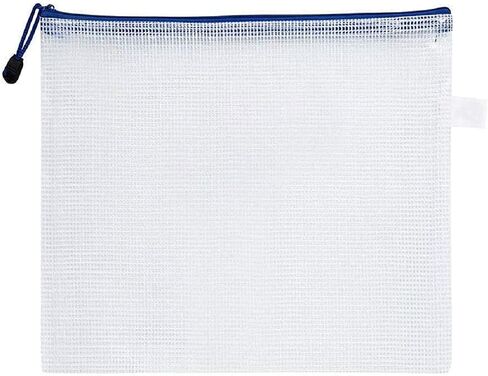 Bill Plastic Wallets Zip Lock Bags Mesh Document Wallet Document Folders Plastic Pockets Zipper File Wallet for School Office Homework Travel Storage Bags Green in Kuwait