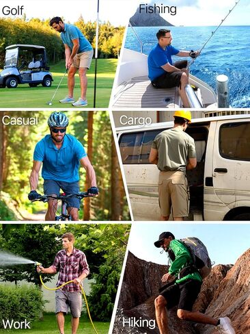 FREE SOLDIER Men's Cargo Hiking Shorts with Belt Lightweight Quick Dry Tactical Shorts with Pockets for Casual Work Golf in Saudi Arabia
