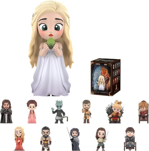POP MART Game of Thrones Series Figures, Game of Thrones Blind Box Figures, Random Design Action Figures Collectible Toys Home Decorations, Holiday Birthday Gifts for Boys and Girls, Single Box in Saudi Arabia