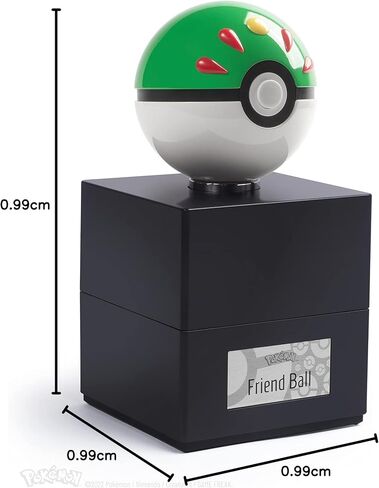 The Wand Company Ultra Ball Authentic Replica - Realistic, Electronic, Die-Cast Poké Ball with Display Case Light Features – Officially Licensed by Pokémon in Kuwait