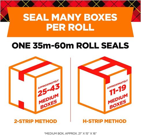 Scotch Long Long Storage Backing Tape ، صناديق نقل شريط تخزين ، 1.88 في × 54.6 ياردة ، 6 لفات in Kuwait