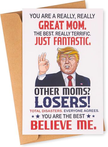 decorluxes Funny Card for Mom from Daughter, Son, Kids on Mothers Day, Mother’s Day Greeting Card for mom, New Mom Greeting Card for Women in Saudi Arabia