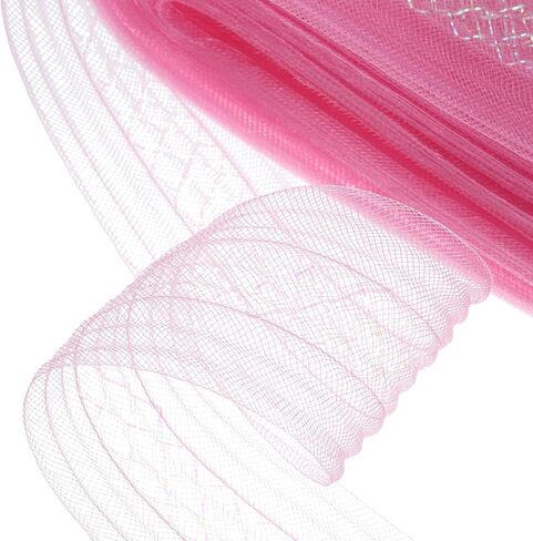 UXCELL 2.6 بوصة × 27 ياردة قاسية جديلة Horsehair مع شريط موجة مرنة لفة مرنة ل NYLON BONIT in Kuwait
