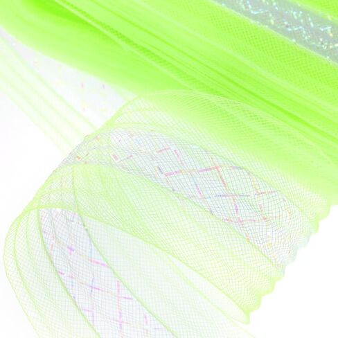UXCELL 2.6 بوصة × 27 ياردة قاسية جديلة Horsehair مع شريط موجة مرنة لفة مرنة ل NYLON BONIT in Kuwait