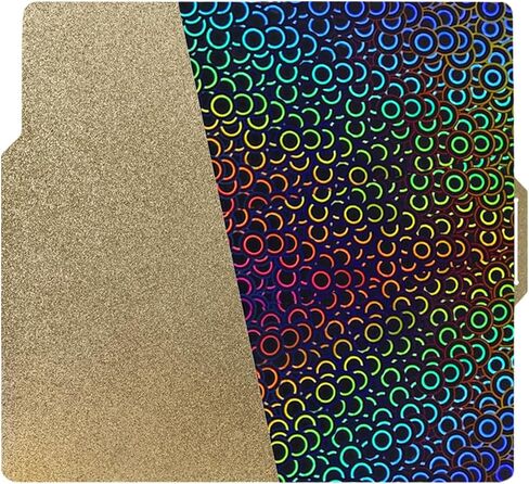 Ideaformer 3D Printer PEH PER Build Plate for Bambu Lab A1/X1C/X1/X1E/P1P/P1S, 257x257mm Spring Steel Plate, Double Sided Flexible Waterdrop PEH+Wood Grain PER Removable Platform for Bambu 3D Printers in Kuwait