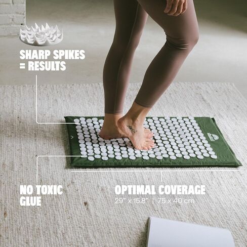 ShaktiMat Classic Acupressure Mat Advanced Intensity in Indigo, Relieves Stress & Tension, Promotes Relaxation & Focus | Similar to Acupuncture, No Needles Required | FSA/HSA Eligible in Saudi Arabia