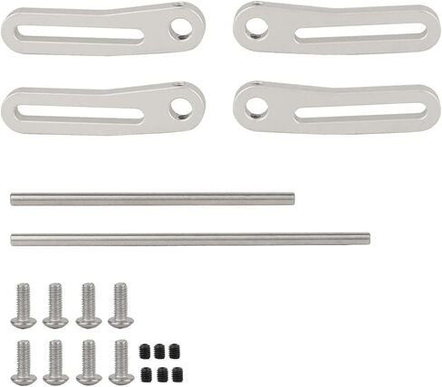 TRX4 Front Rear Modular Bumper Bull Bars for 1/10 RC Crawler Chassis LCG TRX6 SCX10 Capra Power Wagon Upgrade Parts (Black) in Saudi Arabia