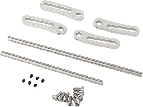 TRX4 Front Rear Modular Bumper Bull Bars for 1/10 RC Crawler Chassis LCG TRX6 SCX10 Capra Power Wagon Upgrade Parts (Black) in Saudi Arabia