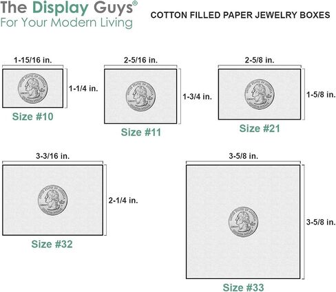 Thedisplayguys - 25 pack #34 Kraft Paper Cardboard Hife Joxes/Jewelry Cases W. حشو القطن والغطاء - أسود غير لامع - (3.9 "× 3.9" × 2.0 ") in Kuwait