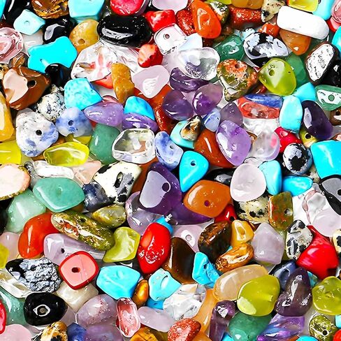 200pcs chip stone hears hears gemstone lectal crystal rocks rocks bead argular bead beads charm charm charm diy medived diy for mondery bracelet arock arclace making made charring charrics make mass strails (5-8 mm) in Kuwait