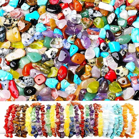 200pcs chip stone hears hears gemstone lectal crystal rocks rocks bead argular bead beads charm charm charm diy medived diy for mondery bracelet arock arclace making made charring charrics make mass strails (5-8 mm) in Kuwait