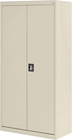 Sandusky EA4R362472-07 Wielded Steel Elite Storage Cabinet with Adjustable Shelves, Locking Handle, 24"D x 36"W x 72"H, Putty in Saudi Arabia