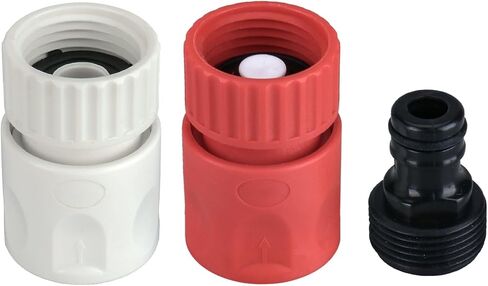 Outboard Motor Quick Connect Flush Kit，Compatible with Mercury, Mariner, Yamaha and Suzuki Outboard Engines Red in Kuwait