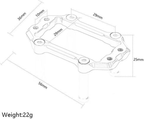 Aluminum Steering Servo Mount Set for 1/8 Arrma Kraton Notorious Outcast Talion Typhon，1/7 Mijave 6S Upgrade Parts,Replacement of #ARA320574 AR320430(Navy Blue) in Kuwait