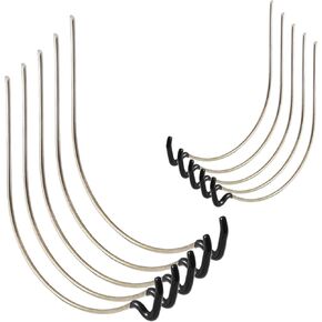 Gorilla Hooks 20 Pack, Super Picture Frame Hanging Kit, Heavy-Duty Steel Wall Hangers Without Nails, J Hooks for Drywall, Supports Up to 100 Pounds, with Non-Slip Silicone Cover