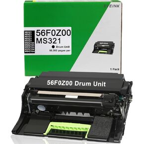 56F0Z00 MS321 Drum Unit Compatible with 56F0Z00 56F0ZA0 for Lexmark MS321 MS321dn MS421 MS421dw MS521dn MS621dn MX321 MX421 MX521 MX521de MX521ade MX522 MX622 MX622adhe Printer(60,500 Pages)
