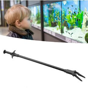 Aquarium Tweezer, 19.7 inch Aquarium Tongs, Water Plants Algae Plastic Clamp Clip Cleaning Tool, Multi Purpose Plant Pruning Pliers Cleaner Fish Tank Tweezer for Fresh and Saltwater Fish Tanks