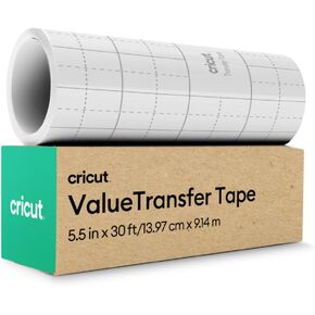 شريط نقل قيمة Cricut لآلة الفرح (5.5 بوصة × 30 قدم) - نقل سهلة لمشاريع الفينيل