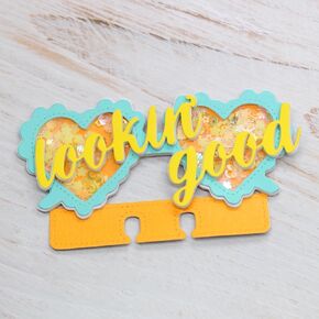KSCRAFT 2025 April Fashion Metal Cutting Dies Stencils for DIY Scrapbooking Decorative Embossing DIY Paper Card (High Heel Shoe Bag Topper)