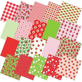 Ganeen 60 PCS 10 × 10 بوصة خمر ووطنية خياطة اللحف مربعات ميموريال اليوم حزمة النسيج العلم الأمريكي الرجع