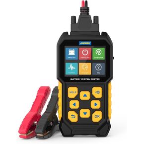 Car Battery Tester 12V Battery Load Tester AUTOOL BT360 6V-30V DC Charging Cranking Test 100-2000 CCA Automotive Alternator Tester Digital Auto Battery Analyzer for Vehicle Truck Motorcycle SUV Boat in Saudi Arabia