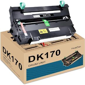 DK170 Black Drum Unit Replacement for Kyocera 302LZ93061 DK-170 Drum Kit High Yield (100,000 Pages) for ECOSYS M2035dn M2535dn P2135d P2135dn FS-1035MFP FS-1135MFP FS-1320D FS-1370DN Printer, 1-Pack