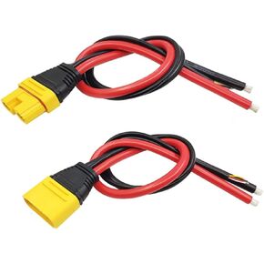 Amass AS150U Pigtails 8AWG AS150U Connector with Wire 350mm Silicon Wire AS150U Plug Male and Female Connector for RC Lipo Battery FPV Racing Drone (1 Pair)