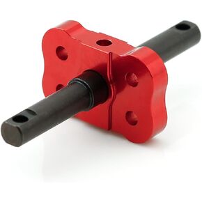 Aluminum Differential Locker Spool for Traxxas Mini Maxx RC Car, Metal Lock Straight Axle Shaft,Upgrades Part Replacement Red