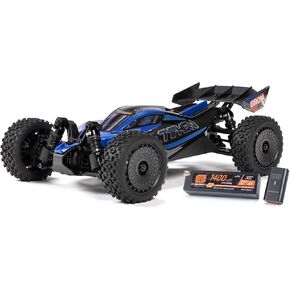 ARRMA RC Car Typhon GROM 4X4 223S BLX BRUSHLESS Small Scale Buggy RTR with DSC, Battery & Charger Included, Blue, ARA2306ST2
