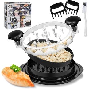 أداة Chicken Shedder Twist آلة كبيرة مقبض مريح مع مخاليف تمزيق لوحة منفصلة عنبر مضاد للانزلاق غسالة صحون آمنة أفضل أداة تمزيق اللحوم الكبيرة