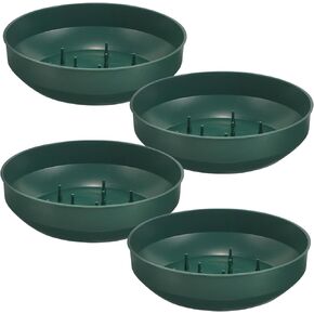 عجل الرغوة الزهري المستدير من الأزهار 4pcs ترتيب زهرة قاعدة زهور الأوعية الزخرفية الحاويات لداي الأزهار الأزهار الإمدادات الزهرية