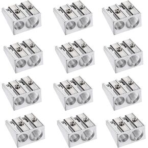 12 PCS Sharpeners Magnesium Pencil Srybener Survivers