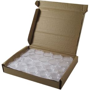 Guardhouse 16.5 mm Direct Fit Coin Capsule for 1/10 Ounce American Gold or Platinum Eagle or Other Similar Sized Coins Pack of 50