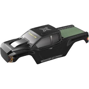 Amoril Black PC Car Shell لـ RC Brushless Truck Mini 1/10 RZ001G-A ، 1PCS ، رقم الجزء R11078