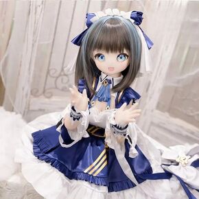 Mozu Neko 1/2 أنثى Genshin Impact Action Action Action مواد كاملة من السيليكون ، Jyfigures 85cm Dolls Figure Figure for Cosplay/Photography/Arts (WIG) (Cosplay Edition)