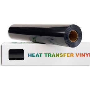 Neon Blue HTV Roll -12" x25ft Iron on Heat Transfer Vinyl for DIY Shirts Gifts