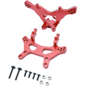 أبراج برج الصدمة الأمامية والخلفية الإقامة ل 1/16 RC Crawler Car Losi Mini-B Buggy (Red)