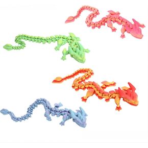 6pcs ثلاثية الأبعاد Dragon Glow في The Dark - Rainbow Luminous Dragons ، وألعاب التنين ثلاثية الأبعاد للديكور المنزلي ، وأليف سطح المكتب ، وأفضل الهدايا للأطفال والكبار ، ومقتنيات الخيال