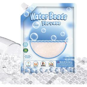 160,000 Clear Water Beads for Vases,Transparent Vase Filler Water Gel Beads for Wedding Centerpieces,Flora Arrangement,Christmas Decorations,and Home Decor