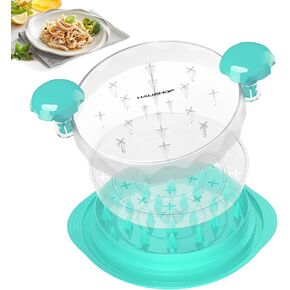 Haushof Chicken Thredder Tool Twist ، طاحونة كبيرة 3 طبقة من اللحم ، مرئية ، مضادة للانزلاق قوية ، خالية من BPA ، غسالة صحون آمنة ، لشرائح اللحم ، لحم الخنزير