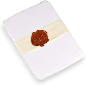 Kathmandu Valley Co. 5 × 7 بوصة بنسبة 100 ٪ من القطن 200 GSM ، أبيض ، ورقة مصنوعة يدوياً مصنوعة يدويًا - الصحافة الباردة ، ورقة فضفاضة سميكة للوسائط المختلطة ، وطباعة دعوات الزفاف ، والألوان المائية (25 ورقة)