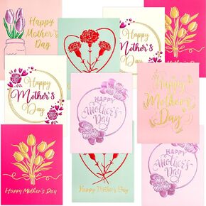 Fancy Land 24 Pack Mothers Day Cards with Markes Foin