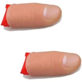 2pcs thumb tip tilk magic tricks thump thumb tip silk valt magic اختفاء حرير مزيف نصيحة سحرية خدعة سحرية ملحق السحرة عن قرب أوهام اوهام السحرية والملحقات