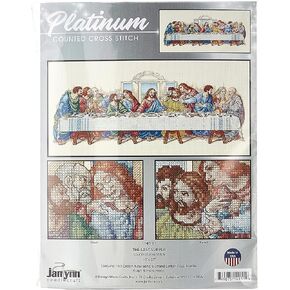 Janlynn العشاء الأخير يحسب Cross Stitch Kit