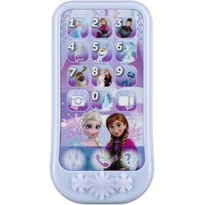 Ekids Disney Frozen Toy Phone for Kids ، Toddler Toys مع أنشطة تعلم ما قبل المدرسة مصممة لعشاق الألعاب المجمدة