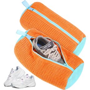 Shoe Washing Machine Bag, Shoe Washing Bag for Washing Machine for Washer and Dryer 360° Wrap-Around Cleaning,Shoe Cleaning Bag for Most Shoe Types and Sizes Sneaker Tennis Shoes Cleaner Kit