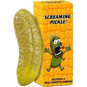 Dr Dingus Screaming Pickle - Original Goat Scream - أفضل هدية هدفة الضوضاء للأطفال والكبار - مزحة مكاتب مضحكة أو ليلة عائلية