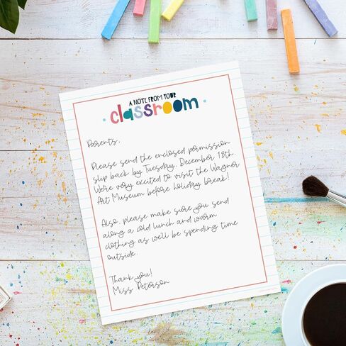 Graduation Cap Confetti Letterhead / 50 Sheets / 8.5" x 11" Grad Party Invitation Paper/Graduate Event Invite/Classroom School Graduation Ceremony Decorative Stationery in Saudi Arabia